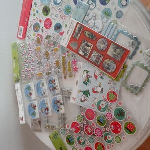 NWT Big Bundle of Christmas Stickers (13 packets)